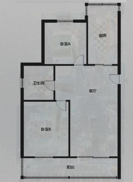 新通海大厦 2室2厅1卫 173.47m&sup2;