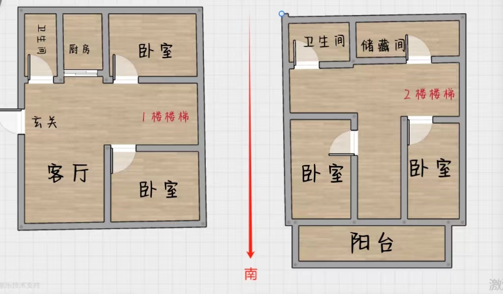 怡居北苑 4室2厅2卫 90.00m&sup2;