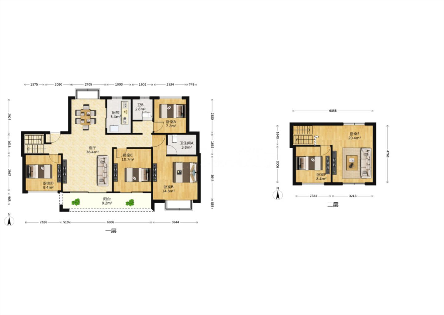 中南漫悦湾 4室2厅2卫 150.29m&sup2;