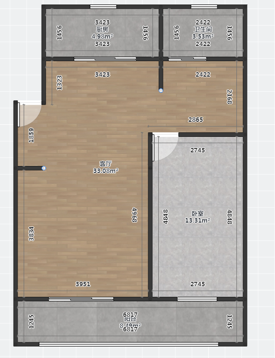 八角亭小区 4室2厅2卫 213m&sup2;