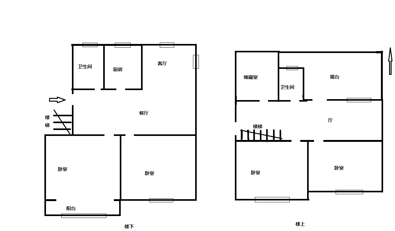 虹桥东村 2室1厅1卫 85m&sup2;