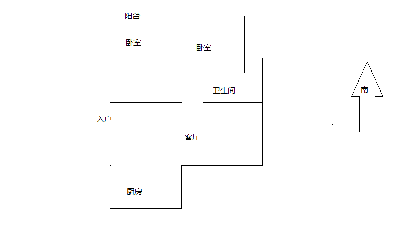 临江家园 2室2厅1卫 95m&sup2;