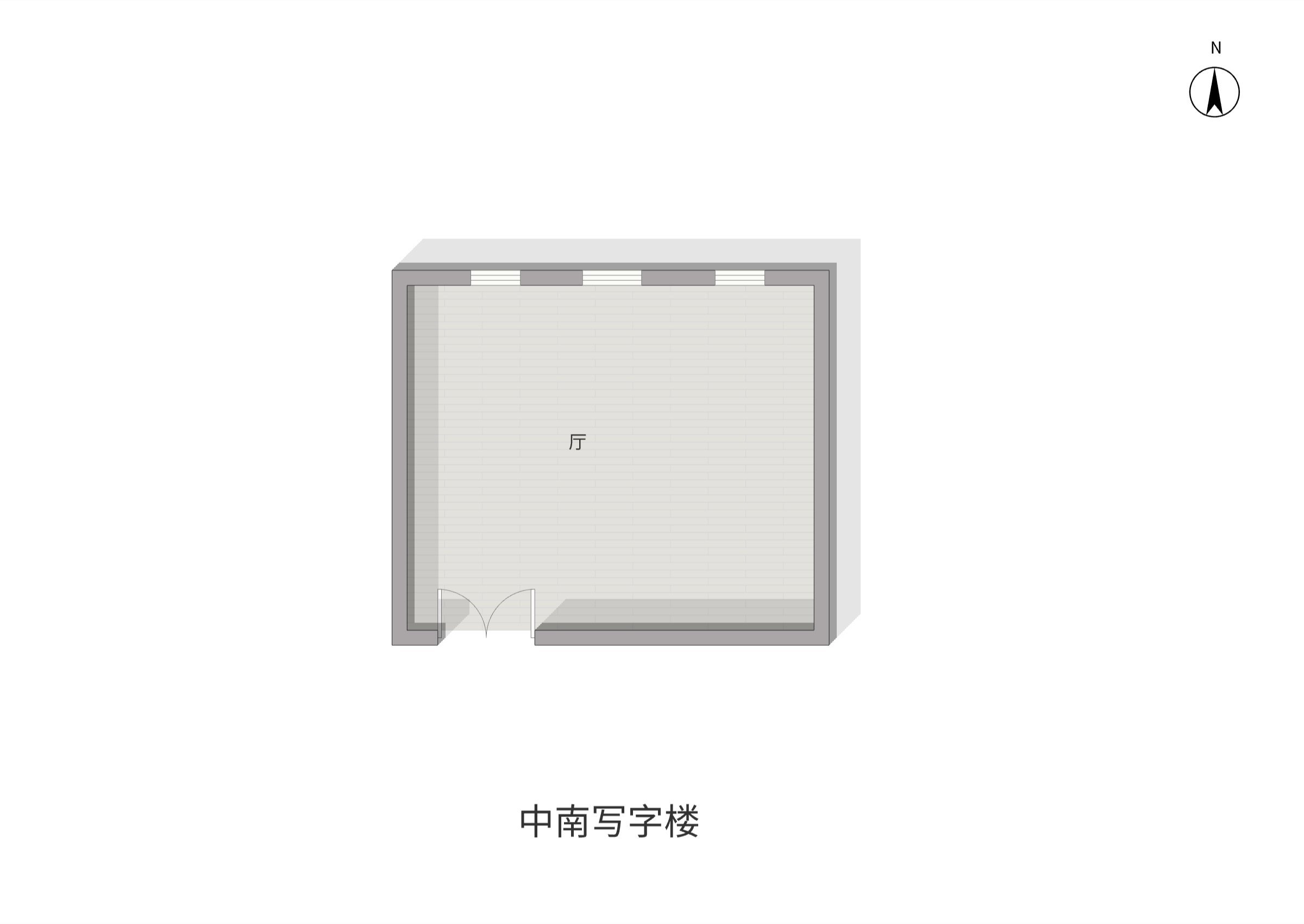 中南世纪城北区 1室1厅1卫 97.00m&sup2;
