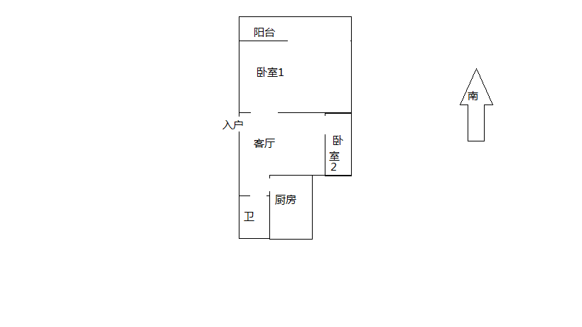 城南新村(崇川区) 1室1厅1卫 53.00m²