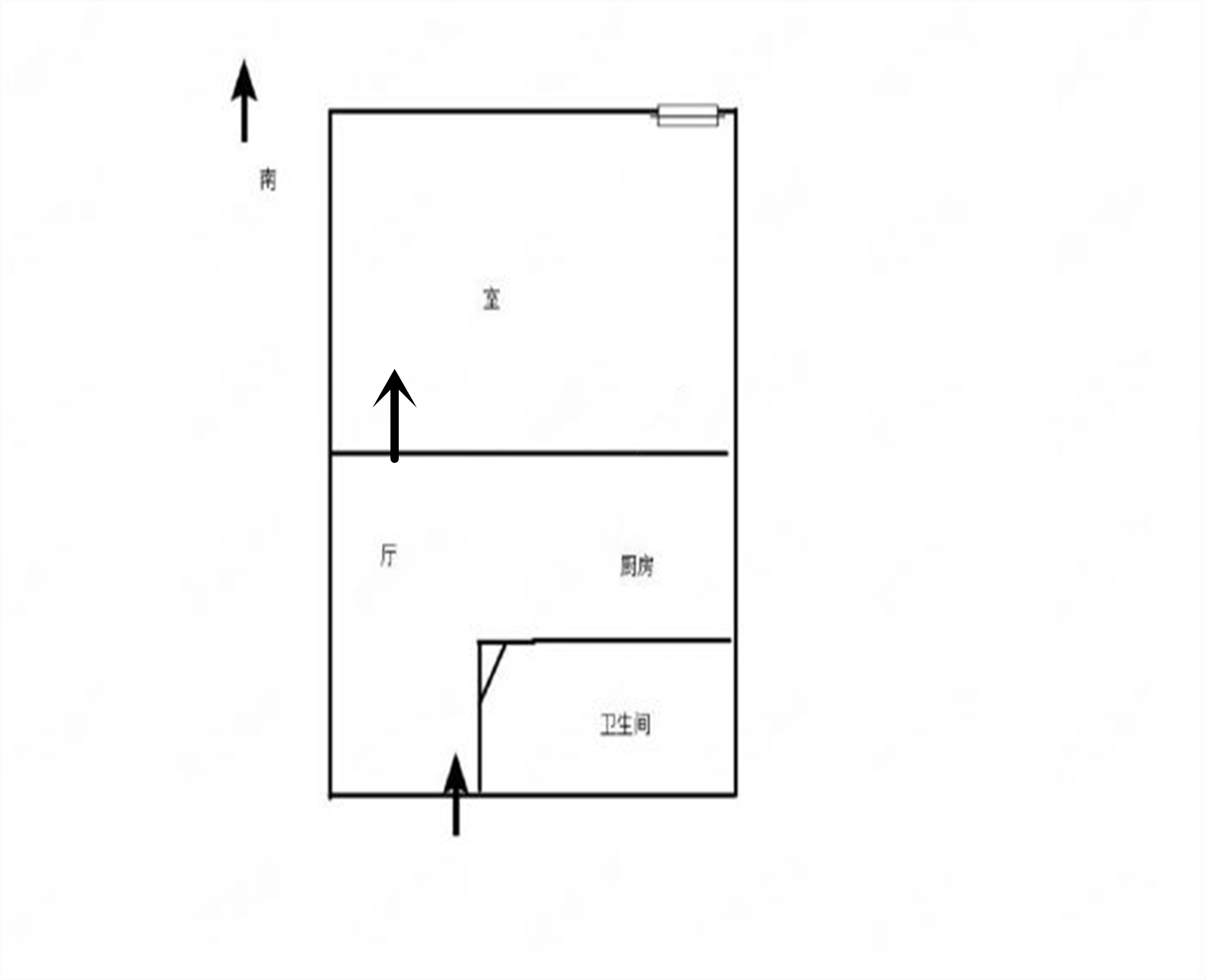 帝奥北城名郡 1室1厅1卫 36m&sup2;