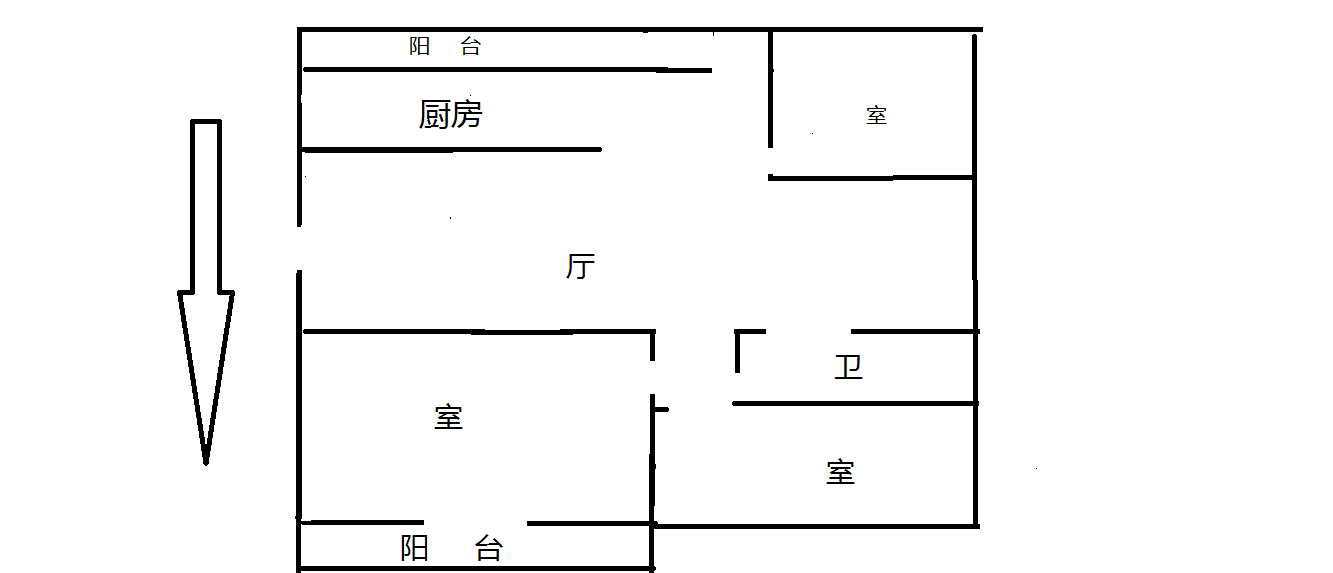 世纪园 2室1厅1卫 101.00m&sup2;