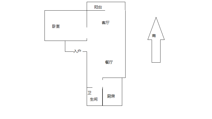 藏珑 1室2厅1卫 90.00m&sup2;