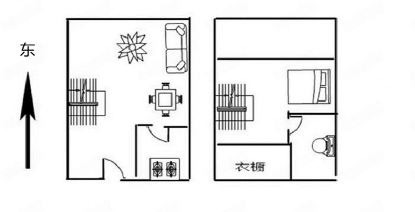 檀墅 1室1厅1卫 50m&sup2;
