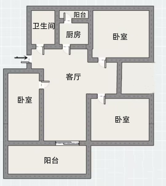 城山家园 5室2厅2卫 187.00m&sup2;