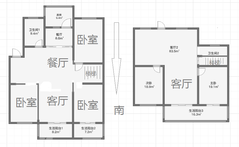 瑞丰花园 4室2厅2卫 240.00m&sup2;