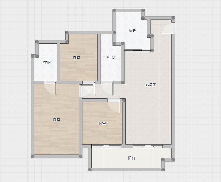 万科未来之光 3室2厅2卫 112m&sup2;