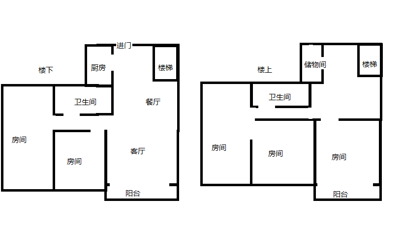 景华城 3室1厅1卫 98.27m&sup2;
