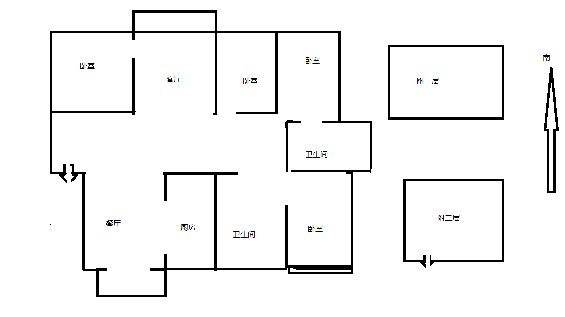 濠悦府 5室3厅3卫 140.00m&sup2;