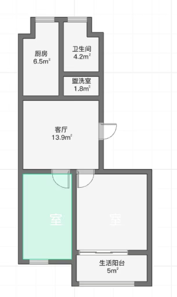 文峰新村 2室2厅1卫 68.7m&sup2;