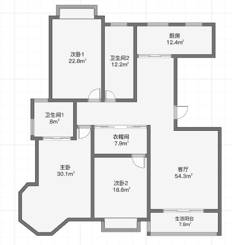 友谊家园 3室2厅2卫 158m&sup2;
