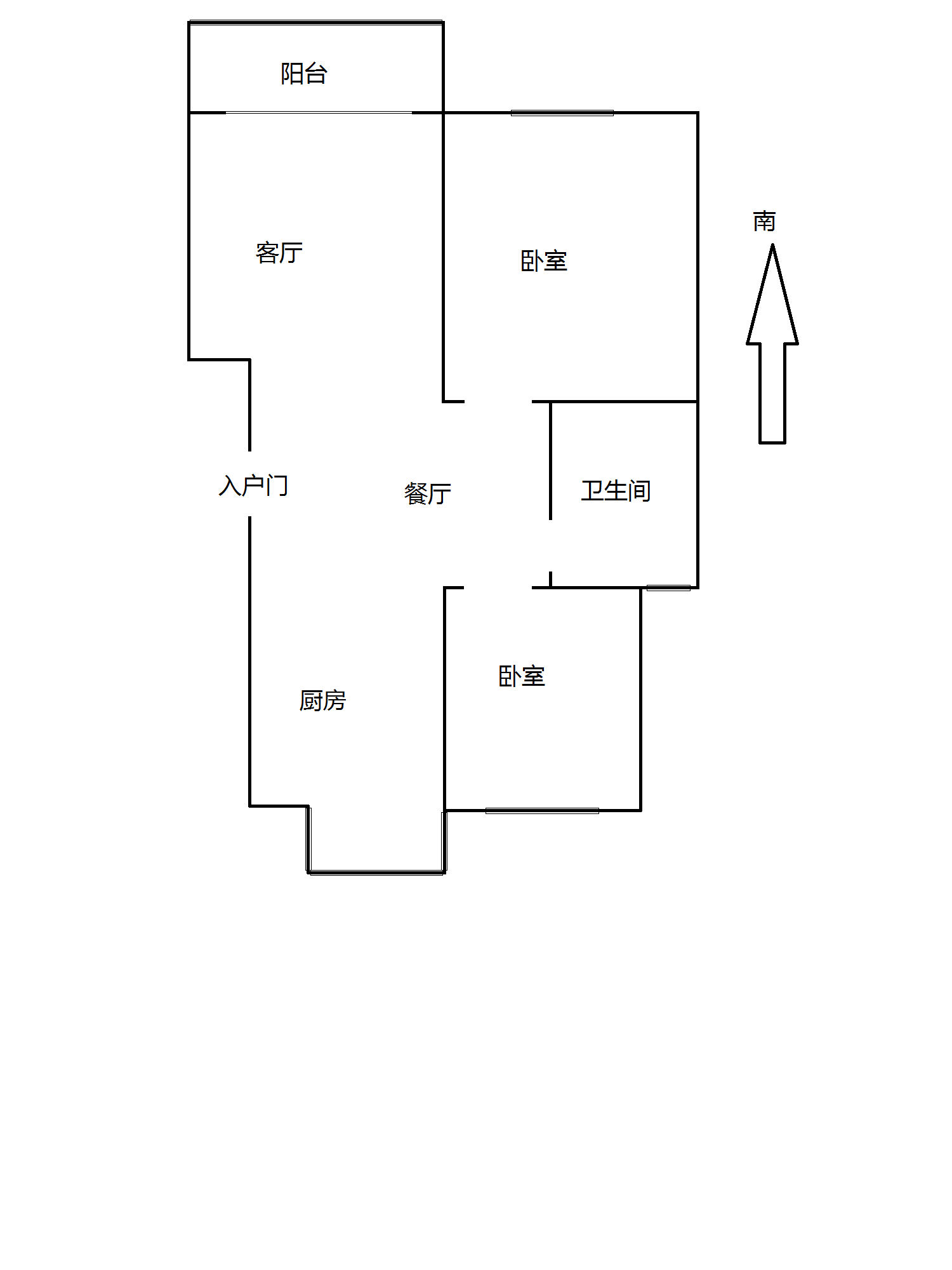 濠江南苑 2室2厅1卫 97m&sup2;