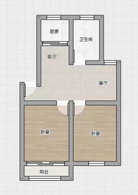 友谊家园 2室2厅1卫 97.7m&sup2;