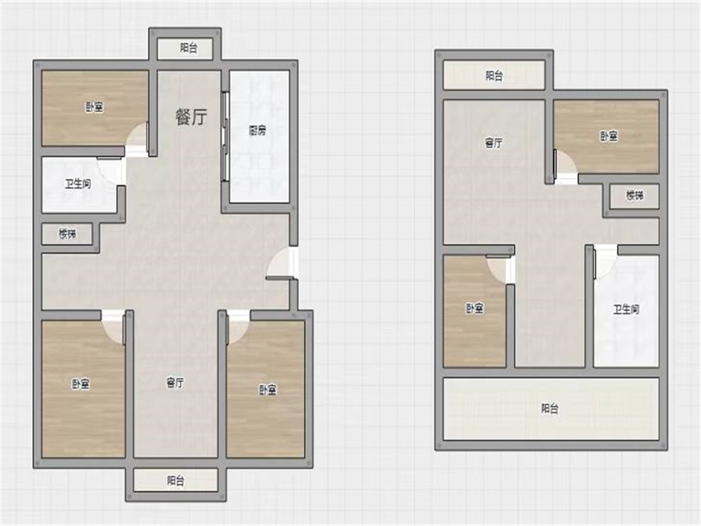 濠滨花园 4室2厅2卫 205.00m&sup2;