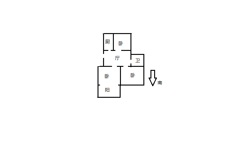 外滩花苑 2室1厅1卫 92.00m&sup2;