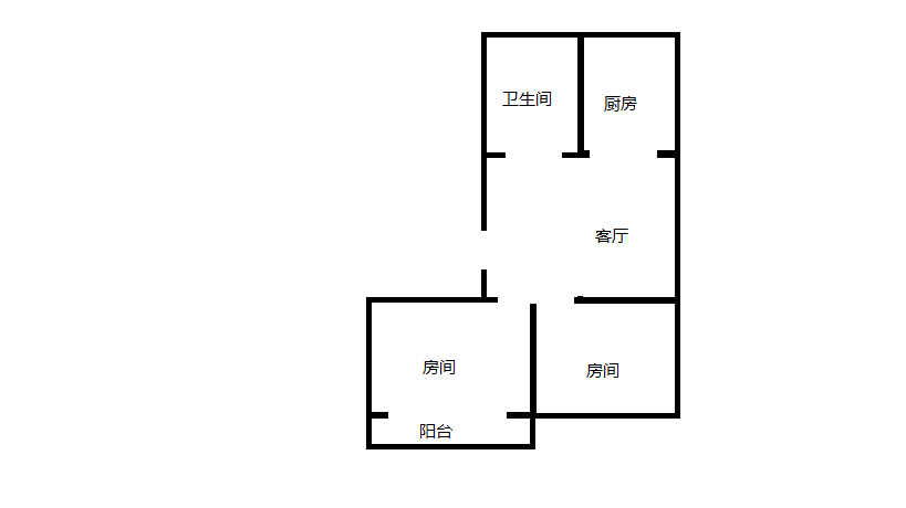 光明嘉苑 2室1厅1卫 72m²