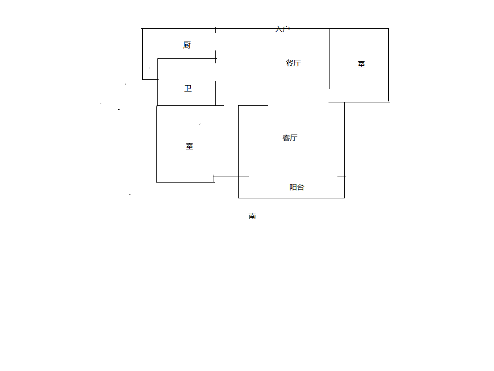 帝奥北城名郡 2室2厅1卫 87m&sup2;
