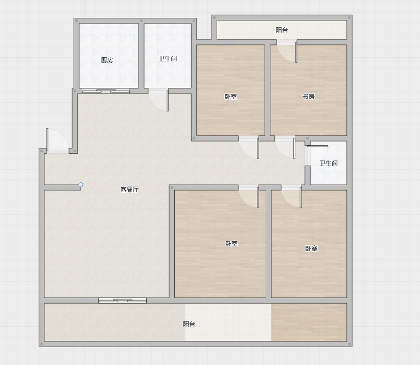 八角亭小区 4室2厅2卫 160m&sup2;