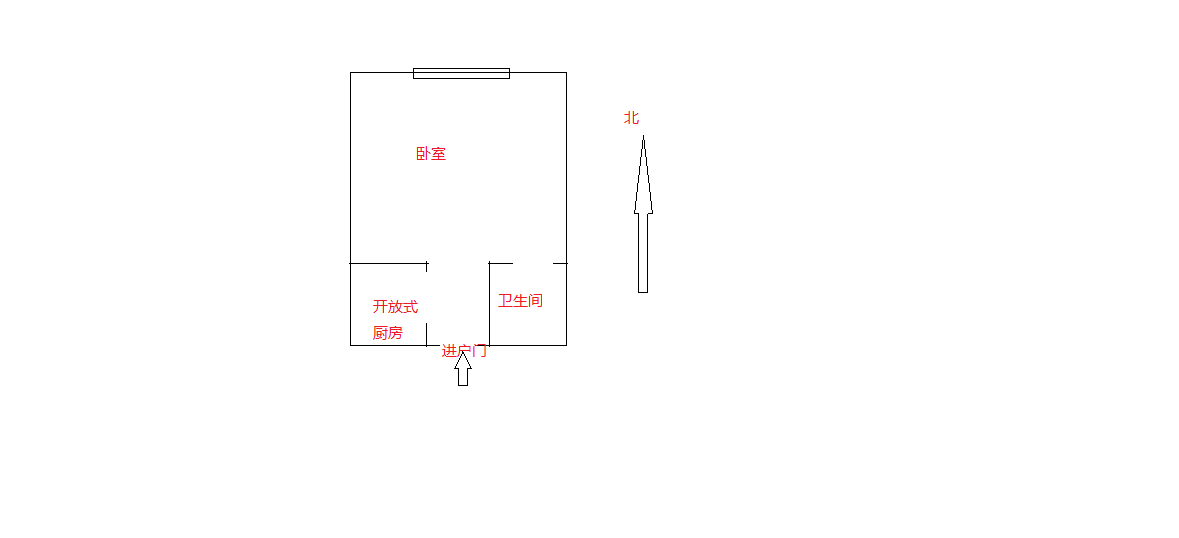红星天铂 1室1厅1卫 51m&sup2;