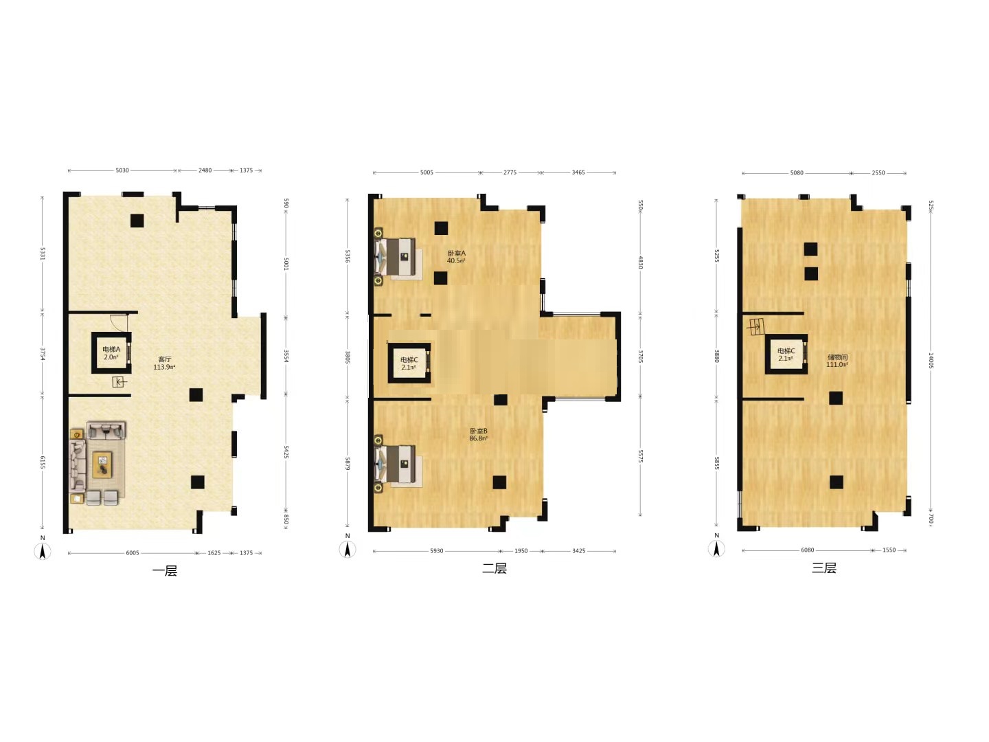 金河名人世家 4室2厅2卫 309.00m&sup2;