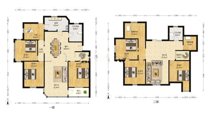 和兴花苑 6室1厅1卫 238m&sup2;