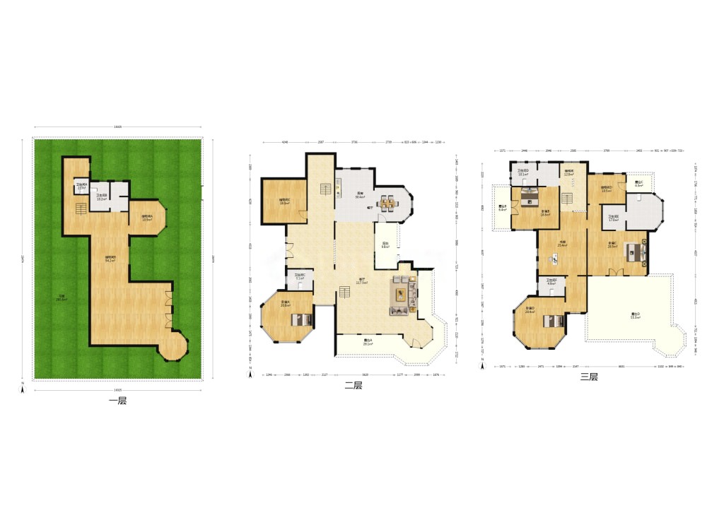 优山美地花园南区 5室2厅3卫 555.69m&sup2;