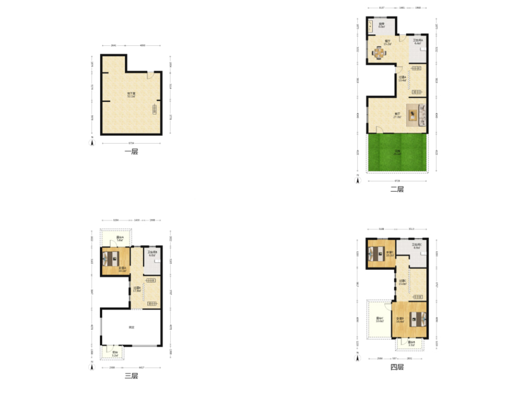 中兴兰溪荟 4室2厅2卫 175.00m²
