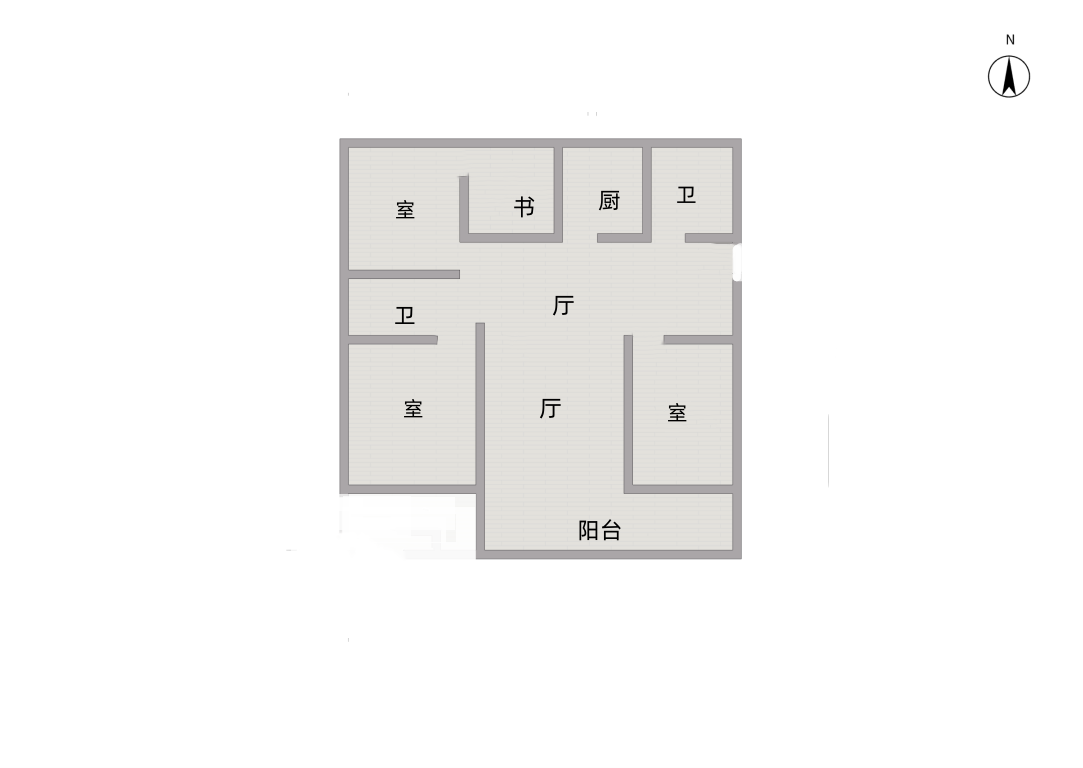 江畔花苑 3室2厅2卫 147.61m&sup2;