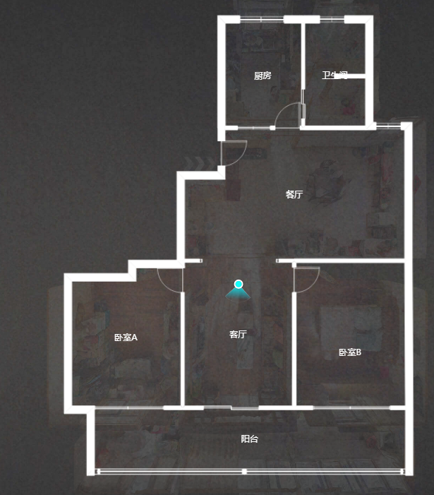 城中花园 3室2厅1卫 118m&sup2;