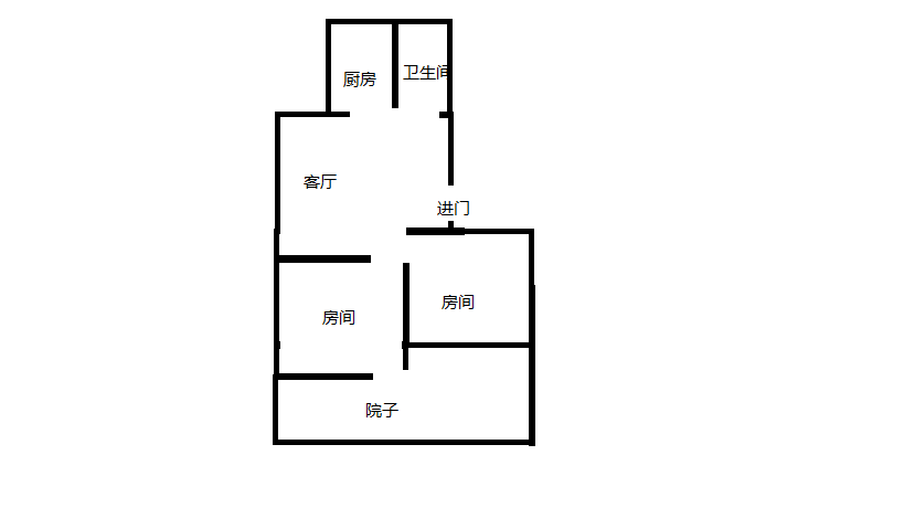 光明新村 2室1厅1卫 65m&sup2;