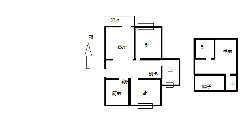 江景苑小区 3室2厅2卫 141m&sup2;