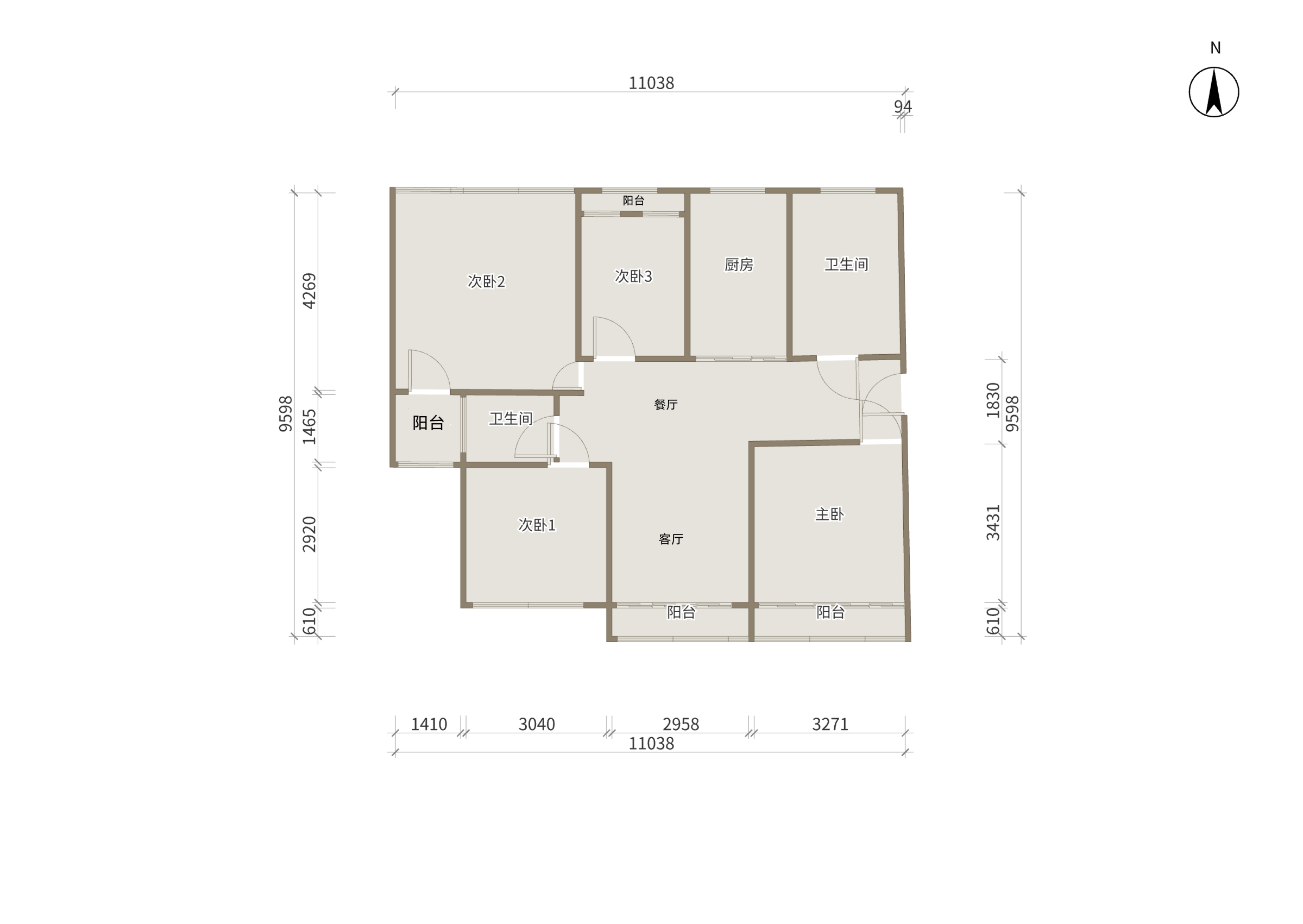 五山公寓 1室0厅0卫 180.00m&sup2;