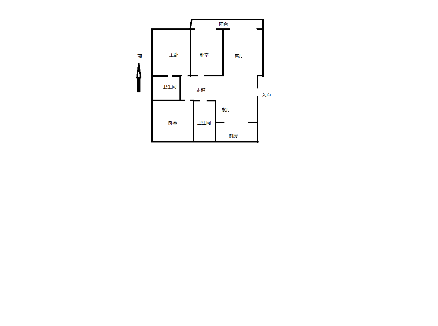 都市华城 3室2厅2卫 141.3m&sup2;