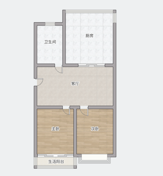 天虹花园 2室1厅1卫 100m&sup2;