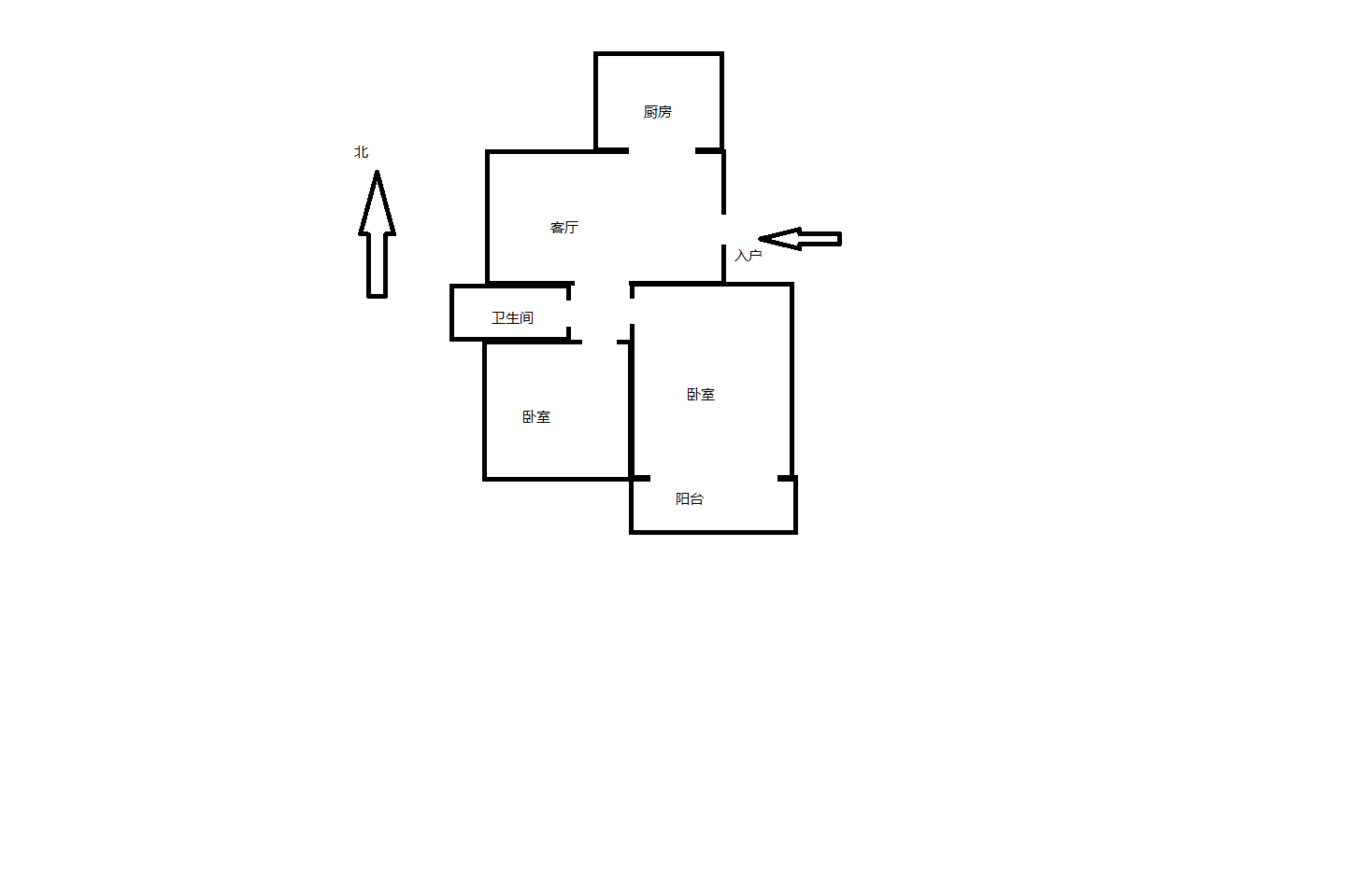 百花馨苑 2室2厅1卫 95.40m&sup2;