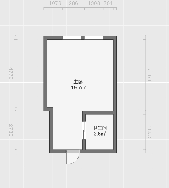 正泰江岸水苑 1室0厅1卫 40.00m&sup2;
