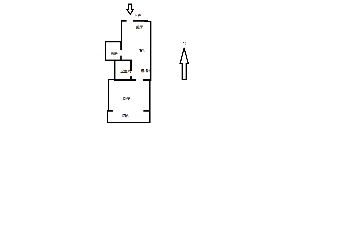 汇富花苑 2室1厅1卫 75.41m&sup2;