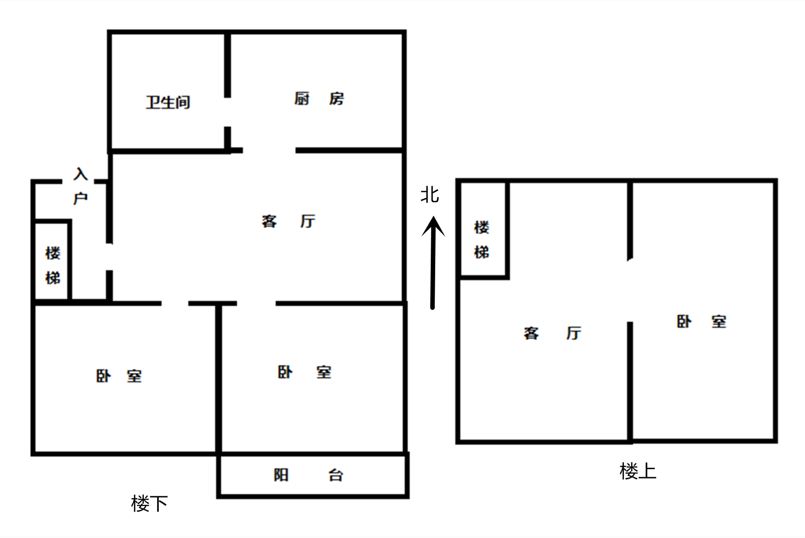 姚港路22号 3室2厅1卫 74.60m²