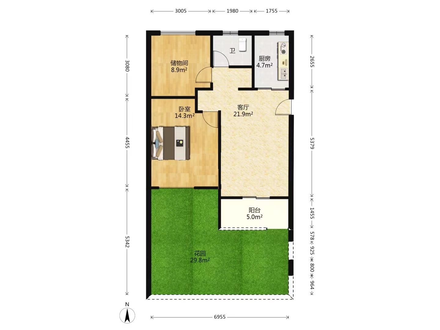 远创东樾 2室2厅1卫 231.31m&sup2;