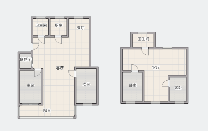 北濠桥东村 4室2厅2卫 110m&sup2;