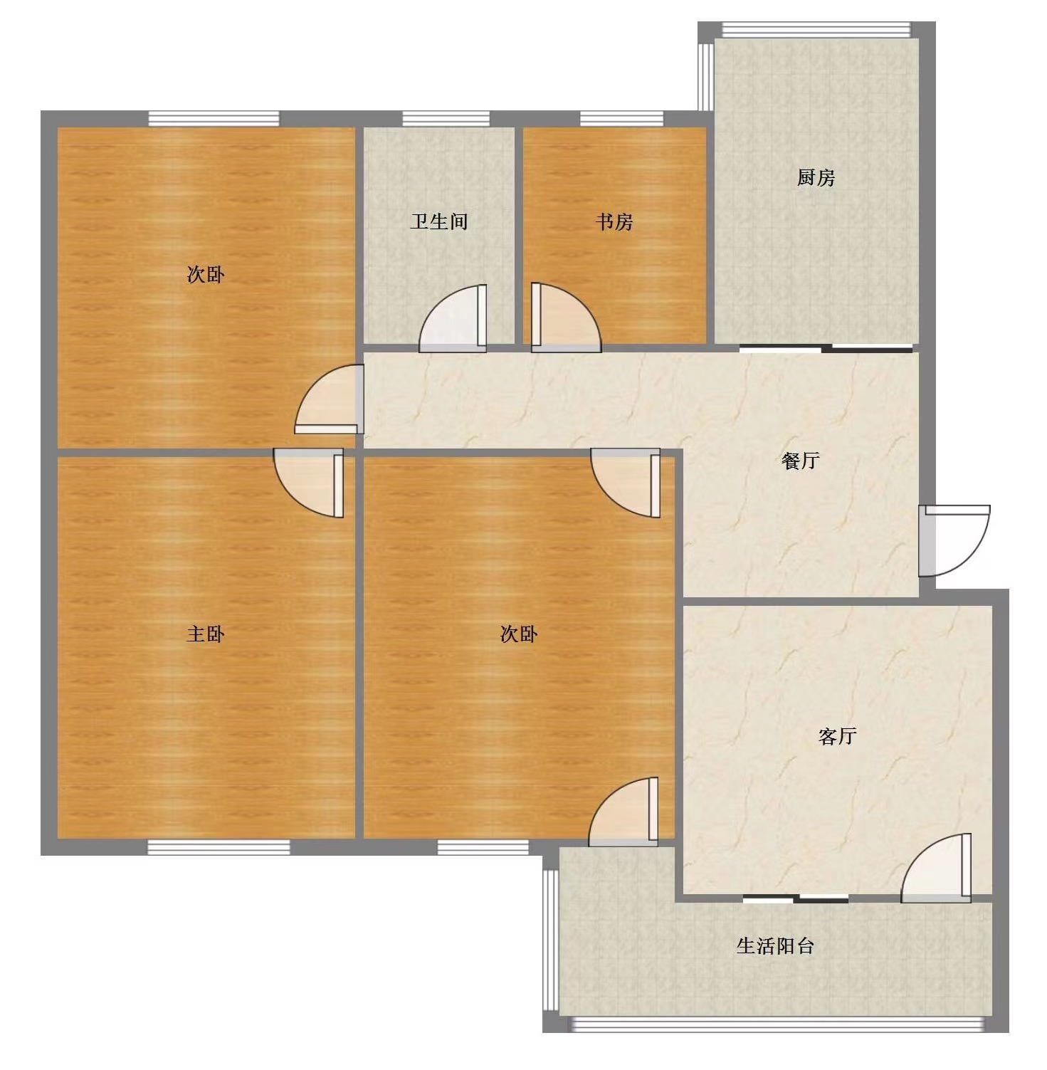 文峰新村 4室1厅1卫 115m&sup2;