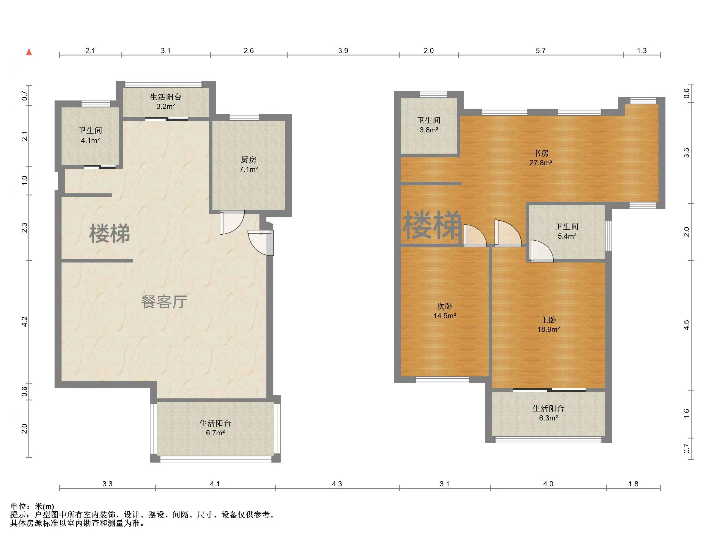 凤凰莱茵苑 3室2厅3卫 190.28m&sup2;