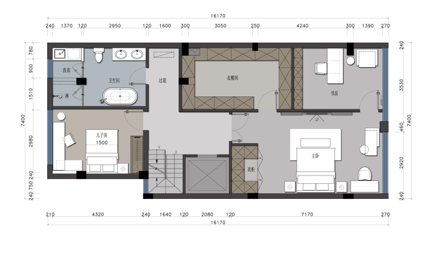 天安花园 5室4厅3卫 394m&sup2;