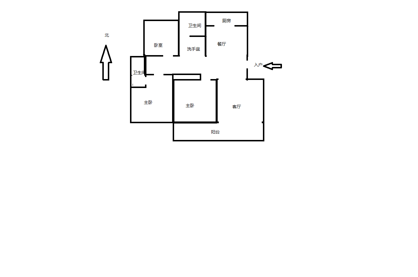 外滩北苑 3室2厅2卫 140m&sup2;