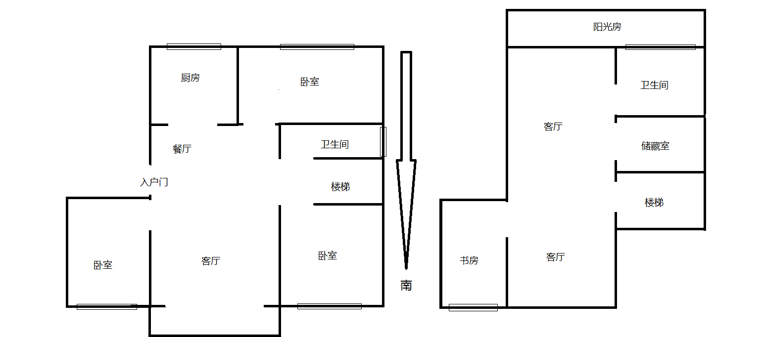 春晖花园 3室3厅2卫 210.00m&sup2;
