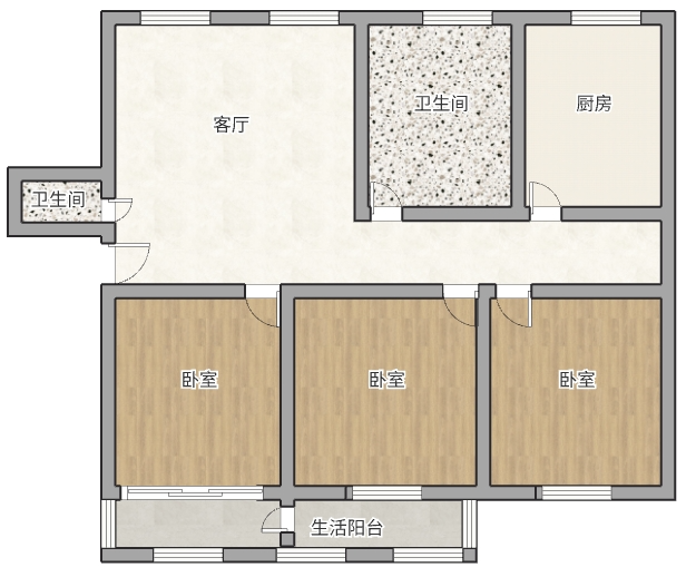 南园路18号大院 3室2厅2卫 146m&sup2;